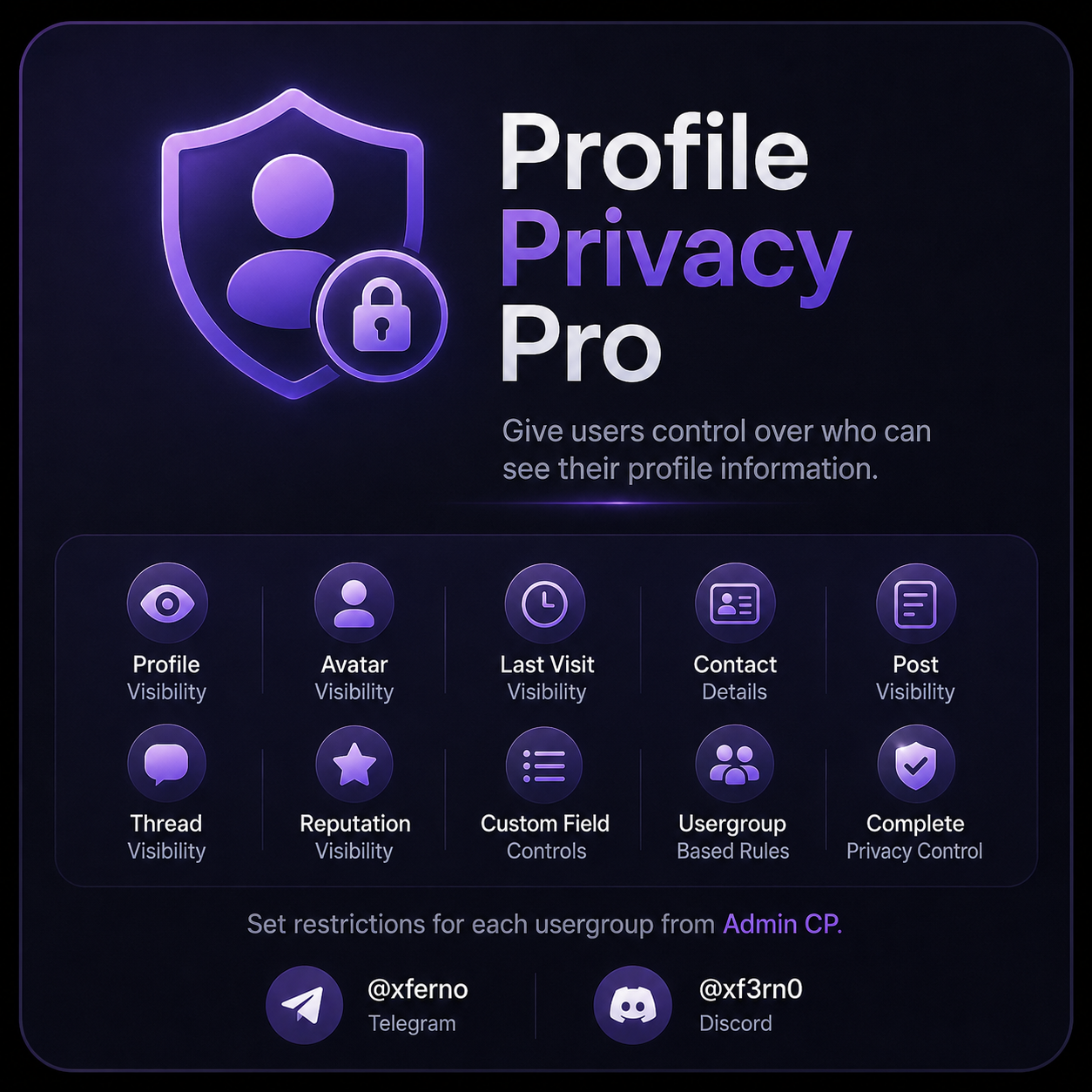 Profile Privacy Pro
