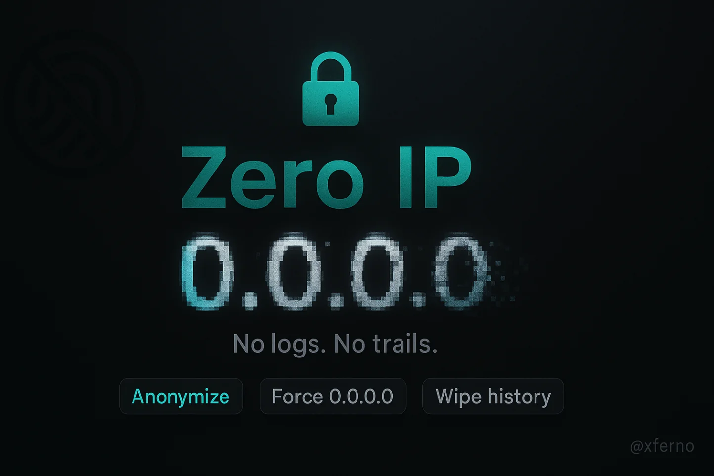 Zero IP — Admin & User IP Anonymizer | Anonymize All IPs (0.0.0.0) • No Logs, No Trai