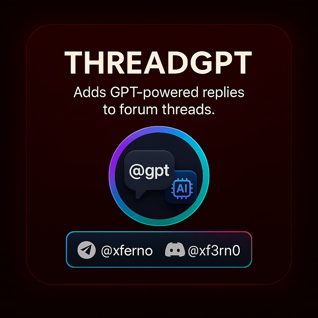 ThreadGPT - GPT-Powered AI Replies for MyBB